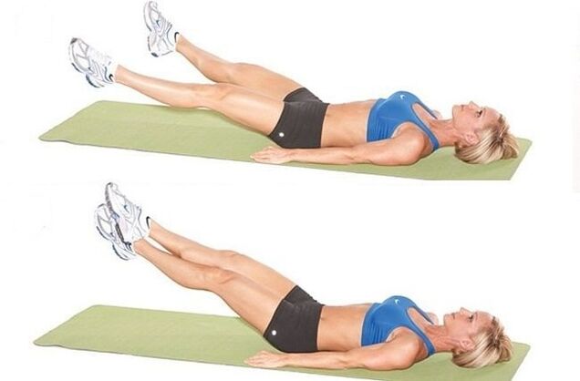 Exercise Scissors for training the abdominal muscles of the lower abdomen